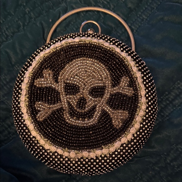 Handbags - Beaded Skull Handbag